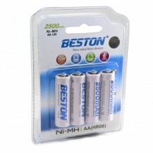 Аккумулятор Beston AA 2500mAh Ni-MH, 4 шт