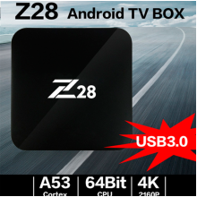 Z28 - смарт приставка Android 7.1 TV Box на процессоре RK3328 память 2 г/16 г